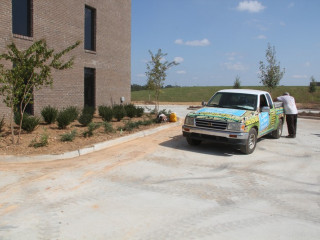 Commercial landscaping in Alabaster, Alabama.